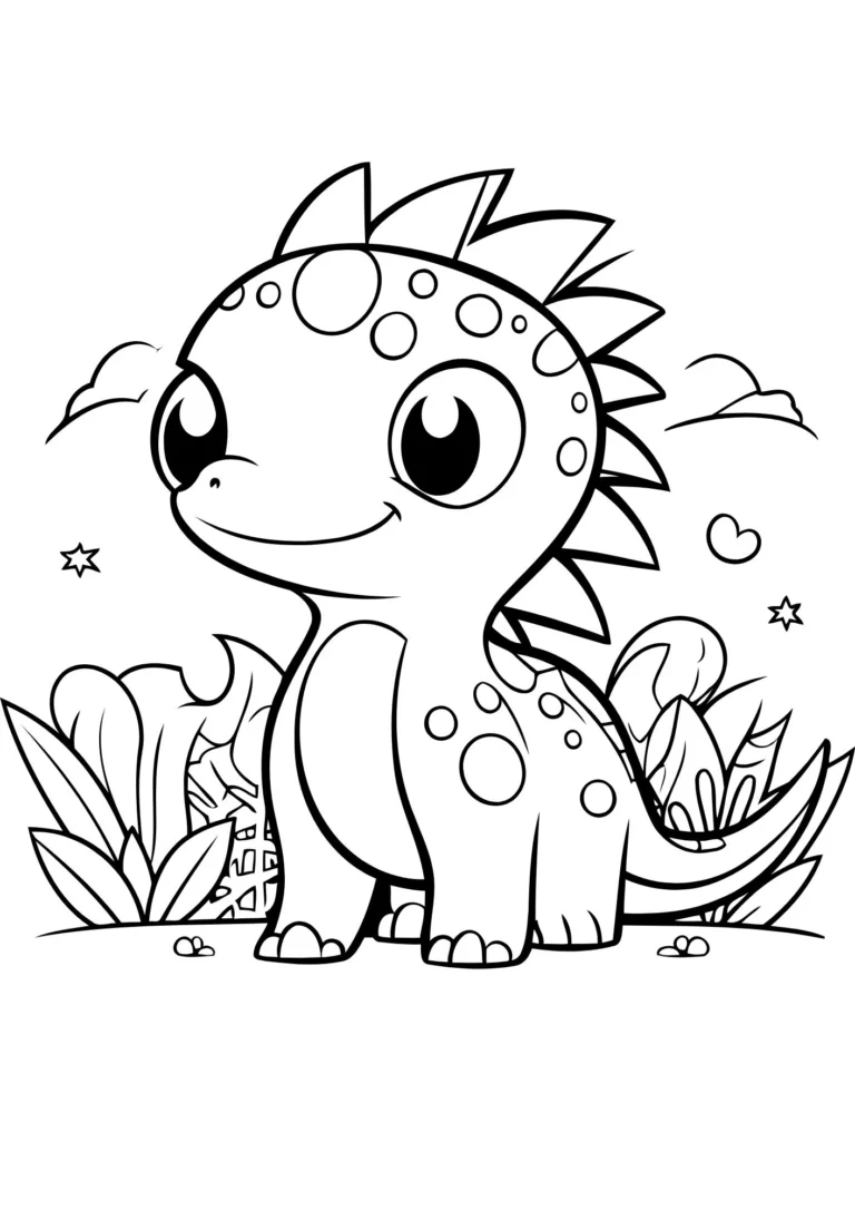 Dinosaur coloring pages