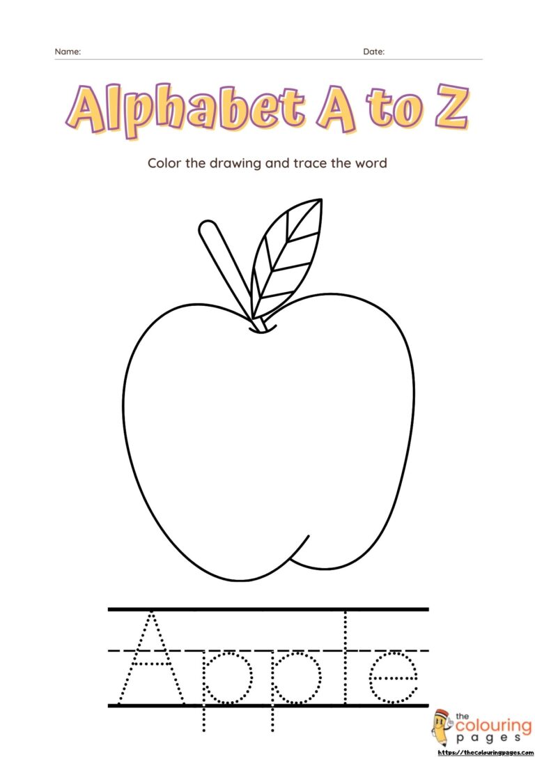 Free Alphabet Coloring Pages for Kids – Fun & Educational!