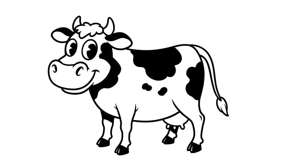 Cow Coloring Pages