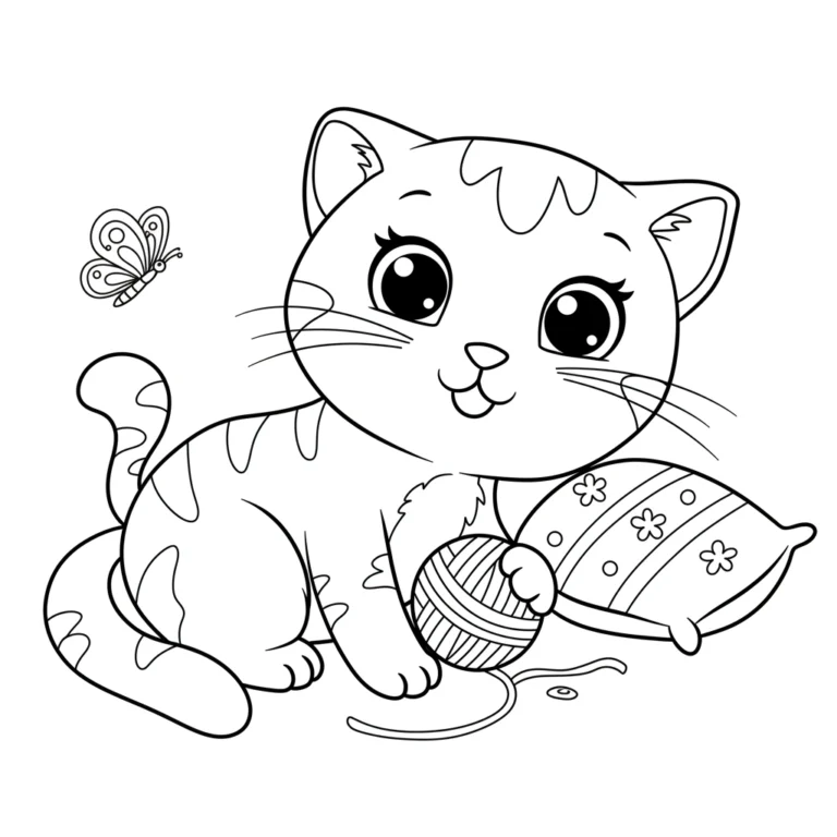 Free Cat Coloring Pages (Printable PDFs for Kids & Adults)