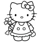 Hello Kitty Coloring Pages