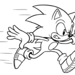 Sonic Coloring Pages