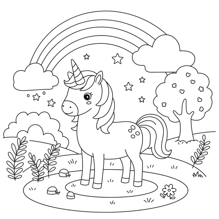 Free Unicorn Coloring Pages (Printable PDFs for Kids & Adults)