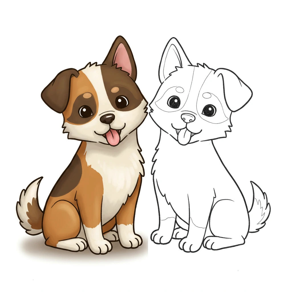 dog coloring pages