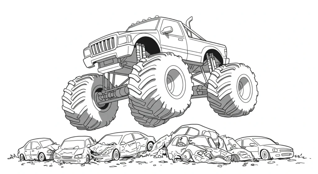 Monster Truck Coloring Pages