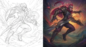 league of legends coloring pages