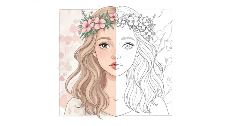 Aesthetic Coloring Pages