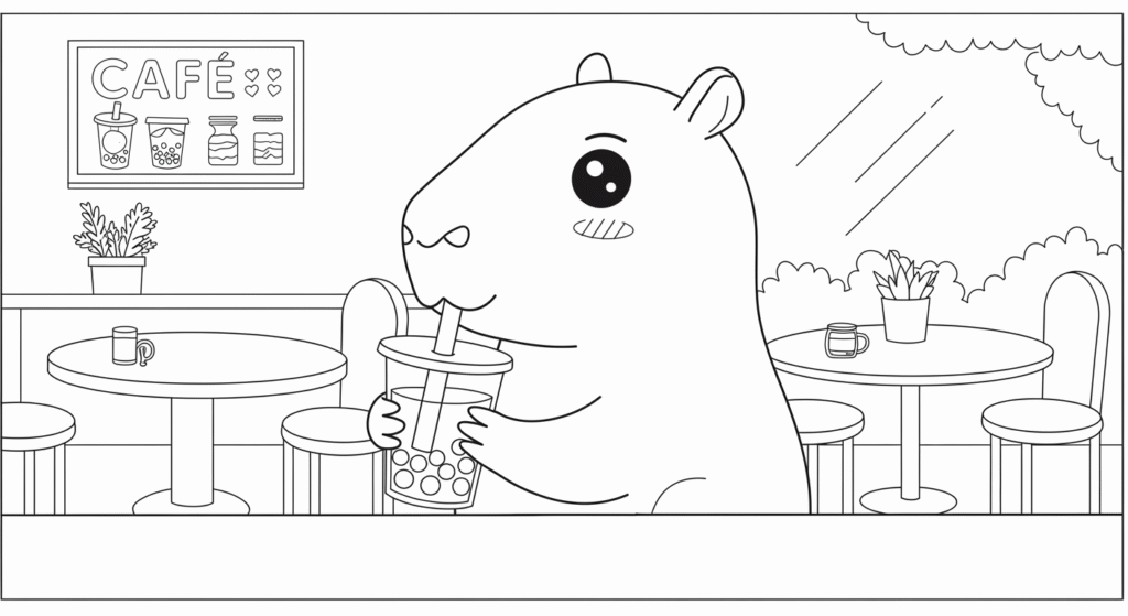 Boba Coloring Pages