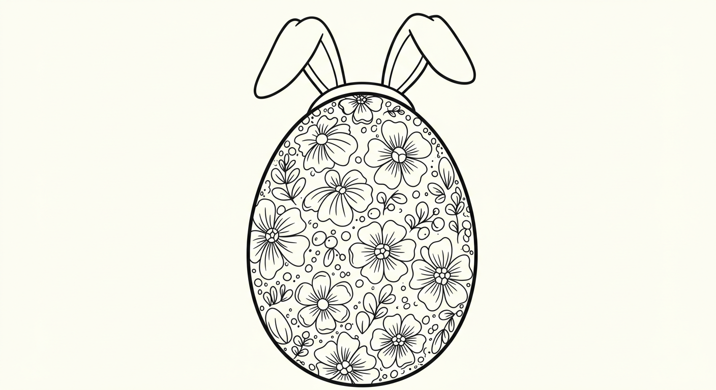 Easter Egg Coloring Pages