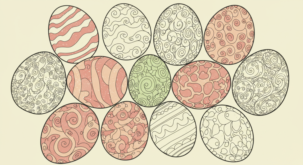Easter Egg Coloring Pages
