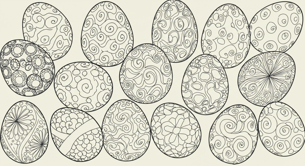 Easter Egg Coloring Pages