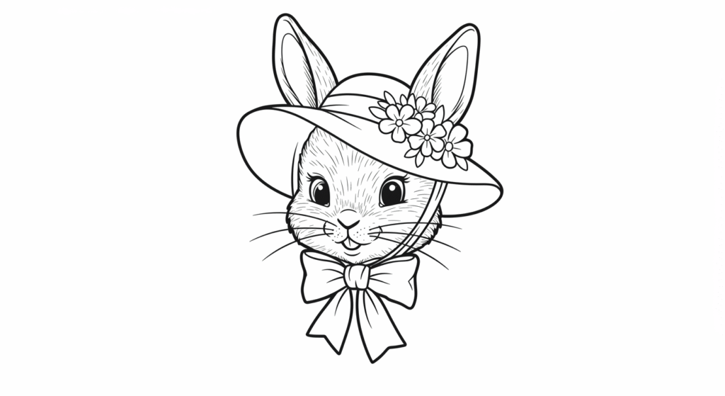 Easter Bunny Coloring Pages
