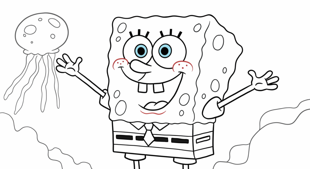 Free SpongeBob Color Pages to Print