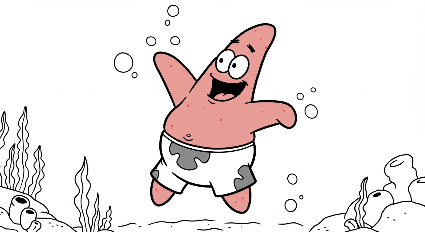 Free SpongeBob Color Pages to Print