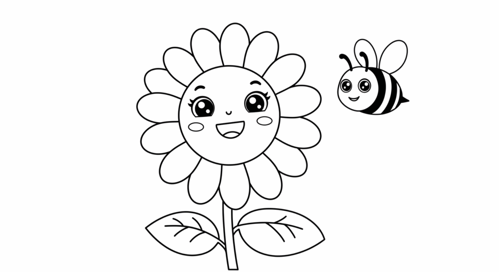 Flower Coloring Pages