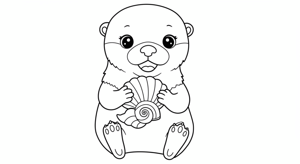 Otter Coloring Pages