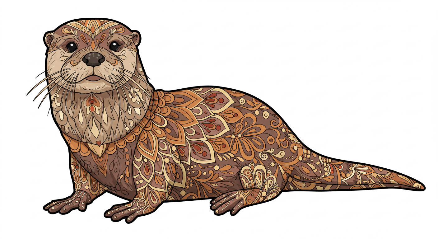 Otter Coloring Pages