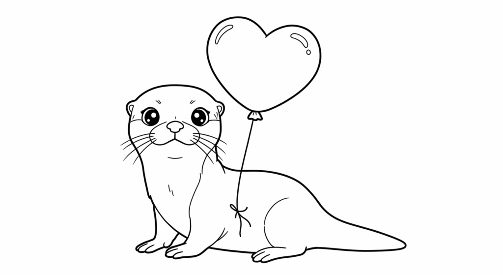Otter Coloring Pages