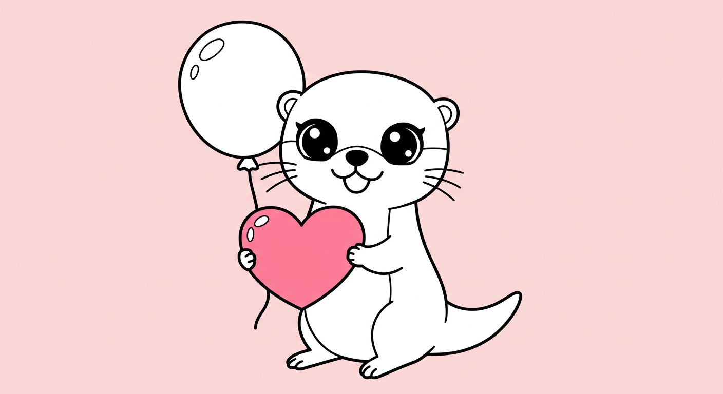 Otter Coloring Pages