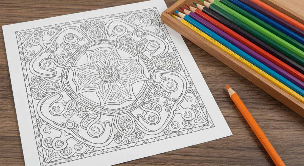 Pattern Coloring Pages