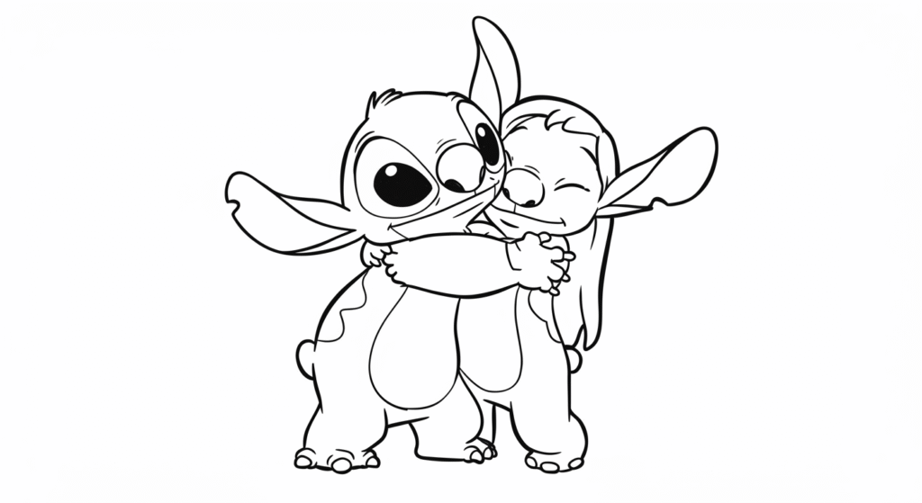 Stitch Coloring Pages