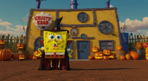 SpongeBob coloring pages halloween